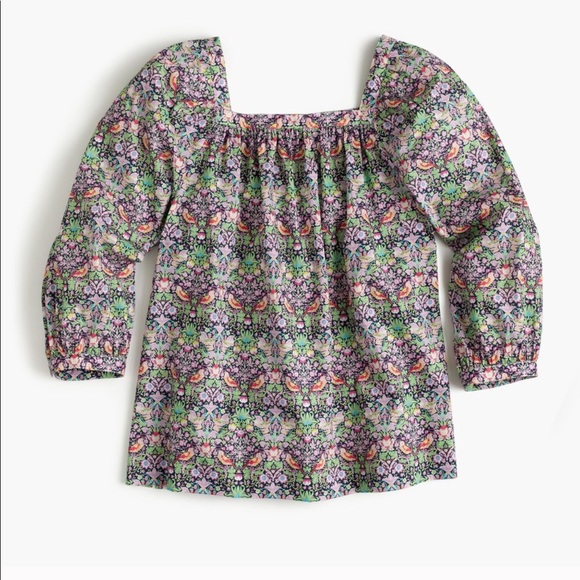 J. Crew Tops - J. Crew Penny Top Liberty London Strawberry Thief
